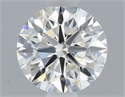 Diamante Natural 0.44 quilates, Redondo , Color H, claridad IF y certificado GIA