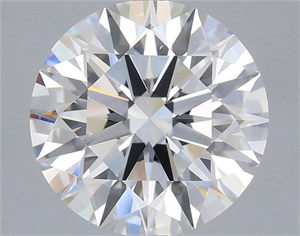 Picture of Lab Grown Diamond 3.09 Carats, Round with Ideal Cut, D Color, VS1 Clarity and Certified by IGI