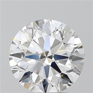 Picture of Natural Diamond 2.52 Carats, Round with Excellent Cut, D Color, VS2 Clarity and Certified by IGI