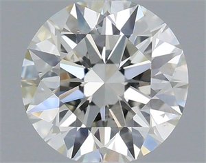 Picture of Natural Diamond 0.54 Carats, Round with Excellent Cut, H Color, SI1 Clarity and Certified by IGI