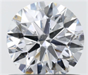 Natural Diamond 0.70 Carats, Round with Excellent Cut, D Color, SI1 Clarity and Certified by IGI