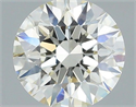 Diamante Natural 0.58 quilates, Redondo , Color I, claridad VVS1 y certificado IGI