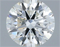 Natural Diamond 0.40 Carats, Round with Excellent Cut, H Color, SI2 Clarity and Certified by IGI