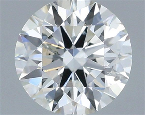 Picture of Natural Diamond 0.40 Carats, Round with Excellent Cut, H Color, SI2 Clarity and Certified by IGI