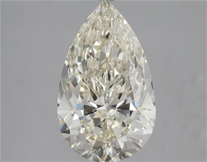 Picture of Natural Diamond 2.51 Carats, Pear with  Cut, N Color, VS1 Clarity and Certified by GIA