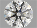 Diamante Natural 0.92 quilates, Redondo , Color I, claridad VVS2 y certificado GIA