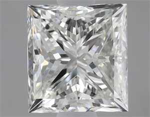 Picture of Natural Diamond 1.00 Carats, Princess with  Cut, I Color, VVS1 Clarity and Certified by GIA