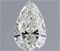 Natural Diamond 0.90 Carats, Pear with  Cut, J Color, VS1 Clarity and Certified by GIA