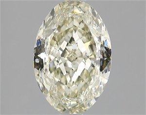 Picture of Natural Diamond 2.10 Carats, Oval with  Cut, N Color, SI1 Clarity and Certified by GIA