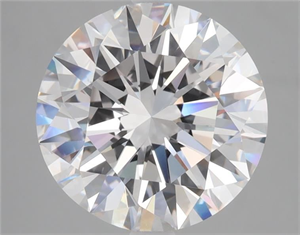 Picture of Natural Diamond 4.55 Carats, Round with Excellent Cut, E Color, IF Clarity and Certified by GIA