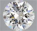 Natural Diamond 2.03 Carats, Round with Excellent Cut, H Color, IF Clarity and Certified by GIA