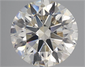Diamante Natural 4.03 quilates, Redondo , Color J, claridad VVS1 y certificado HRD