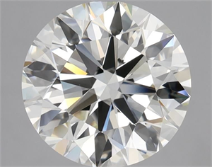 Picture of Natural Diamond 3.00 Carats, Round with Excellent Cut, L Color, VVS2 Clarity and Certified by GIA