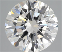 Natural Diamond 3.72 Carats, Round with Excellent Cut, G Color, IF Clarity and Certified by GIA