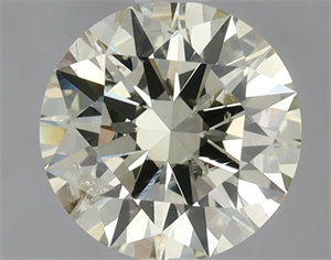 Foto Diamante Natural 1.06 quilates, Redondo , Color N, claridad I1 y certificado GIA de