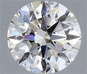 Picture of Natural Diamond 1.01 Carats, Round with Excellent Cut, I Color, SI1 Clarity and Certified by GIA
