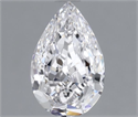 Diamante Natural 1.03 quilates, De pera , Color D, claridad VS1 y certificado GIA