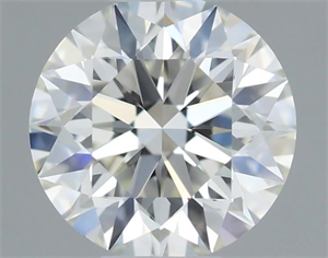 Foto Diamante Natural 0.57 quilates, Redondo , Color J, claridad IF y certificado GIA de