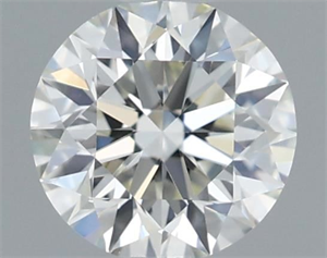 Foto Diamante Natural 0.61 quilates, Redondo , Color J, claridad IF y certificado GIA de