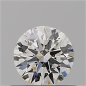Natural Diamond 0.40 Carats, Round with Excellent Cut, K Color, SI1 Clarity and Certified by GIA