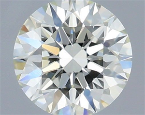 Picture of Natural Diamond 0.50 Carats, Round with Excellent Cut, J Color, VS1 Clarity and Certified by IGI