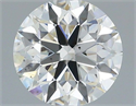 Diamante Natural 0.51 quilates, Redondo , Color H, claridad VS2 y certificado IGI