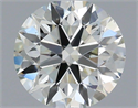 Diamante Natural 0.54 quilates, Redondo , Color H, claridad VS2 y certificado IGI