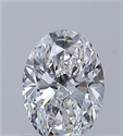 Diamante Natural 0.53 quilates, Ovalado , Color E, claridad VVS1 y certificado GIA