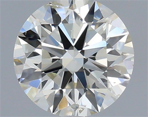 Picture of Natural Diamond 0.40 Carats, Round with Excellent Cut, H Color, SI2 Clarity and Certified by IGI