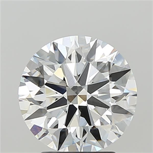 Picture of Lab Grown Diamond 3.07 Carats, Round with Ideal Cut, F Color, VS1 Clarity and Certified by IGI
