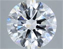 Lab Grown Diamond 6.00 Carats, Round with Excellent Cut, E Color, VS2 Clarity and Certified by IGI
