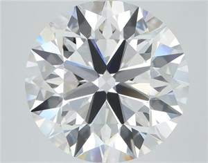 Picture of Lab Grown Diamond 3.09 Carats, Round with Ideal Cut, E Color, VVS2 Clarity and Certified by IGI