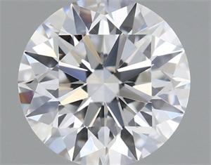 Picture of Lab Grown Diamond 1.00 Carats, Round with Ideal Cut, D Color, VVS2 Clarity and Certified by IGI