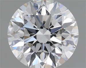 Picture of Lab Grown Diamond 1.00 Carats, Round with Excellent Cut, D Color, VVS2 Clarity and Certified by IGI