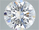 Del inventario de diamantes de laboratorio, 2.55 quilates, Redondo , Color E, claridad VVS2 y certificado IGI