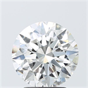 Lab Grown Diamond 3.03 Carats, Round with Excellent Cut, E Color, VVS2 Clarity and Certified by IGI