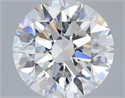 Del inventario de diamantes de laboratorio, 2.40 quilates, Redondo , Color E, claridad VVS2 y certificado IGI