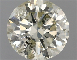 Picture of Natural Diamond 1.00 Carats, Round with Very Good Cut, L Color, I1 Clarity and Certified by IGI