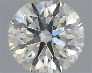 Picture of Natural Diamond 0.50 Carats, Round with Excellent Cut, J Color, SI2 Clarity and Certified by IGI
