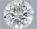 Natural Diamond 0.41 Carats, Round with Excellent Cut, F Color, VS2 Clarity and Certified by IGI