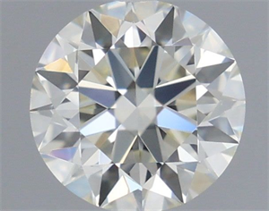 Picture of Natural Diamond 0.40 Carats, Round with Excellent Cut, J Color, VVS2 Clarity and Certified by IGI