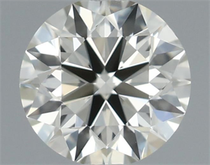 Picture of Natural Diamond 0.40 Carats, Round with Excellent Cut, J Color, VVS1 Clarity and Certified by IGI