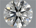 Natural Diamond 0.41 Carats, Round with Excellent Cut, J Color, SI1 Clarity and Certified by IGI