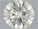 Diamante Natural 0.41 quilates, Redondo , Color K, claridad SI1 y certificado IGI