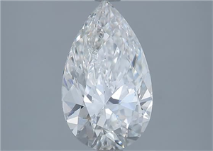 Picture of Natural Diamond 2.02 Carats, Pear with  Cut, H Color, SI2 Clarity and Certified by GIA