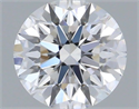 Diamante Natural 0.40 quilates, Redondo , Color D, claridad IF y certificado GIA