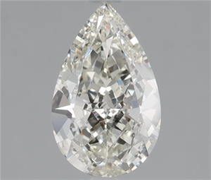 Picture of Natural Diamond 1.23 Carats, Pear with  Cut, L Color, VVS1 Clarity and Certified by GIA