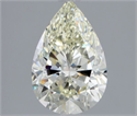 Natural Diamond 1.55 Carats, Pear with  Cut, M Color, VVS1 Clarity and Certified by GIA