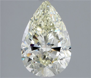 Picture of Natural Diamond 1.55 Carats, Pear with  Cut, M Color, VVS1 Clarity and Certified by GIA