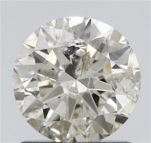 Picture of Natural Diamond 1.00 Carats, Round with Excellent Cut, L Color, I1 Clarity and Certified by IGI